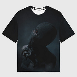 Футболка оверсайз женская Мумия тишина, цвет: 3D-принт