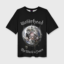 Футболка оверсайз женская Motorhead планета, цвет: 3D-принт