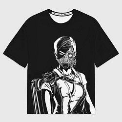 Футболка оверсайз женская Dead by daylight - Торговка черепами, цвет: 3D-принт