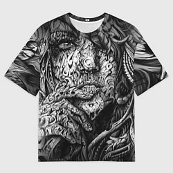 Футболка оверсайз женская Древесная дева, цвет: 3D-принт