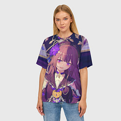 Футболка оверсайз женская Хонкай Стар Рейл: Герта, цвет: 3D-принт — фото 2