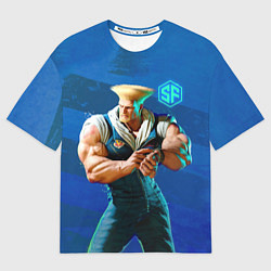 Футболка оверсайз женская Street Fighter 6: Guile, цвет: 3D-принт