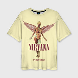 Женская футболка оверсайз Nirvana - In utero