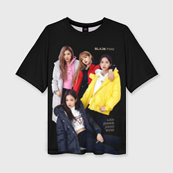 Футболка оверсайз женская Blackpink Bright jackets, цвет: 3D-принт