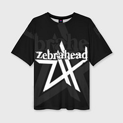 Футболка оверсайз женская Zebrahead - logo, цвет: 3D-принт