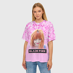Футболка оверсайз женская Blackpink Lisa, цвет: 3D-принт — фото 2