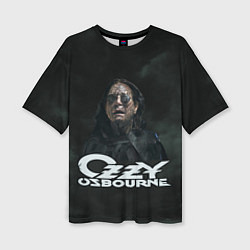 Футболка оверсайз женская Ozzy Osbourne dark rain, цвет: 3D-принт