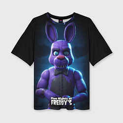 Женская футболка оверсайз Five Nights at Freddys Bonnie