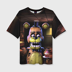 Футболка оверсайз женская Five Nights at Freddy, цвет: 3D-принт