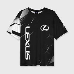 Женская футболка оверсайз Lexus - minimalism