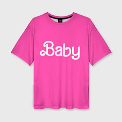 Женская футболка оверсайз Барби ребенок
