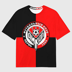 Женская футболка оверсайз ФК Амкар