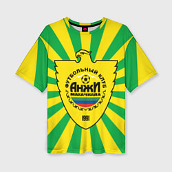 Футболка оверсайз женская Футбольный клуб Анжи, цвет: 3D-принт