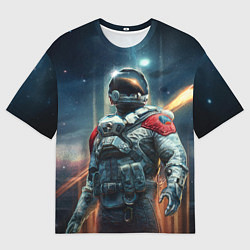 Футболка оверсайз женская Пилот Шаттла - Старфилд, цвет: 3D-принт