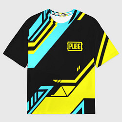 Футболка оверсайз женская Pubg geometry game, цвет: 3D-принт