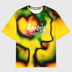 Женская футболка оверсайз Амнезия