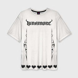 Женская футболка оверсайз Lunamore white