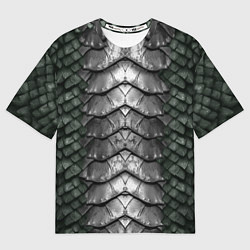 Футболка оверсайз женская Dragon scales, цвет: 3D-принт