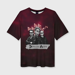 Женская футболка оверсайз Depeche Mode - spirit tour