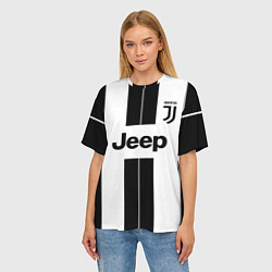 Футболка оверсайз женская Juventus collection, цвет: 3D-принт — фото 2