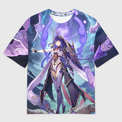 Футболка оверсайз женская Genshin Impact Ei, цвет: 3D-принт