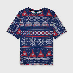 Женская футболка оверсайз New Years sweater