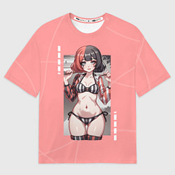 Женская футболка оверсайз Игривая Маф