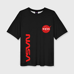 Женская футболка оверсайз NASA космос