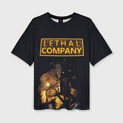Футболка оверсайз женская Lethal Company, цвет: 3D-принт