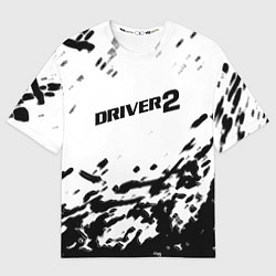 Женская футболка оверсайз Driver 2 краски