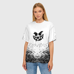 Футболка оверсайз женская The prodigy Pyrokinesis, цвет: 3D-принт — фото 2