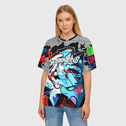 Футболка оверсайз женская Tekken 8 уличная битва, цвет: 3D-принт — фото 2