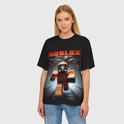 Футболка оверсайз женская Lethal Company x Roblox, цвет: 3D-принт — фото 2