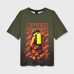 Футболка оверсайз женская Lethal Company: Survivor, цвет: 3D-принт