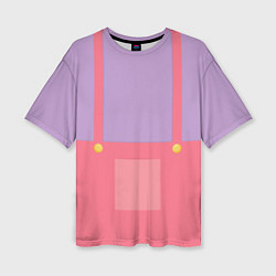 Футболка оверсайз женская Костюм Джекса удивительный цифровой цирк, цвет: 3D-принт