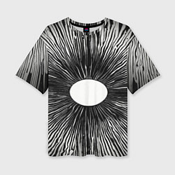 Футболка оверсайз женская Поглощение, цвет: 3D-принт