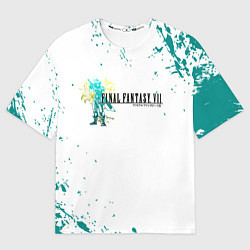 Женская футболка оверсайз Final fantasy неон