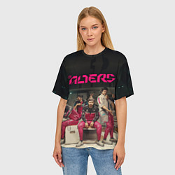 Футболка оверсайз женская Герои the alters, цвет: 3D-принт — фото 2