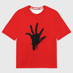 Женская футболка оверсайз Dead by Daylight x Left 4 Dead