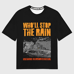 Футболка оверсайз женская Creedence кто остановит дождь, цвет: 3D-принт