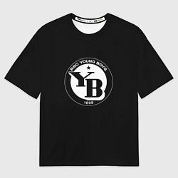 Футболка оверсайз женская Young Boys, цвет: 3D-принт