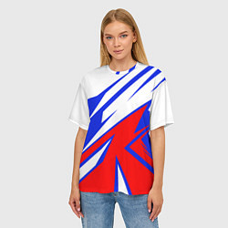 Футболка оверсайз женская Geometry Russia, цвет: 3D-принт — фото 2