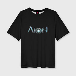 Женская футболка оверсайз AION logo