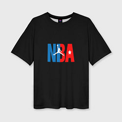 Футболка оверсайз женская NBA sport, цвет: 3D-принт