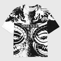 Футболка оверсайз женская Darksouls rpg dragon, цвет: 3D-принт
