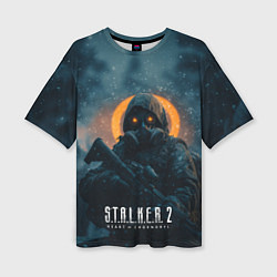 Футболка оверсайз женская Stalker 2, цвет: 3D-принт