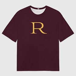 Женская футболка оверсайз Weasley jumper letter R