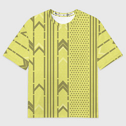 Футболка оверсайз женская Закулисье классические обои, цвет: 3D-принт