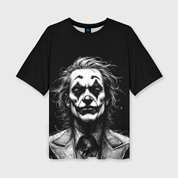 Женская футболка оверсайз Joker - clown
