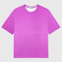 Футболка оверсайз женская Текстура розовой кожи, цвет: 3D-принт